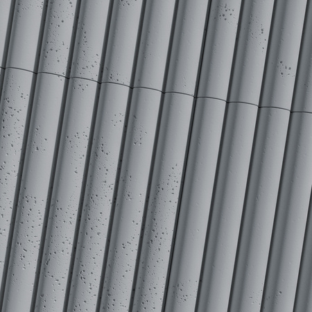 Płyta betonowa na ścianę 3D PB57 1350x460x30, antracytowy B08, beton architektoniczny