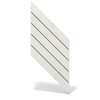 Płyta betonowa na ścianę 3D PB43 1210x500x25, zgaszona biel B0, beton architektoniczny