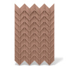 Płyta betonowa na ścianę 3D PB49 935x600x25, brudny róż CL07, beton architektoniczny