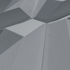 Płyta betonowa na ścianę 3D PB02 448x200x40, antracytowy B08, beton architektoniczny