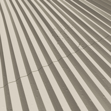 Płyta betonowa na ścianę 3D PB23 1200x600x25, kość słoniowa KS, beton architektoniczny