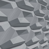 Płyta betonowa na ścianę 3D PB02 448x200x40, antracytowy B08, beton architektoniczny