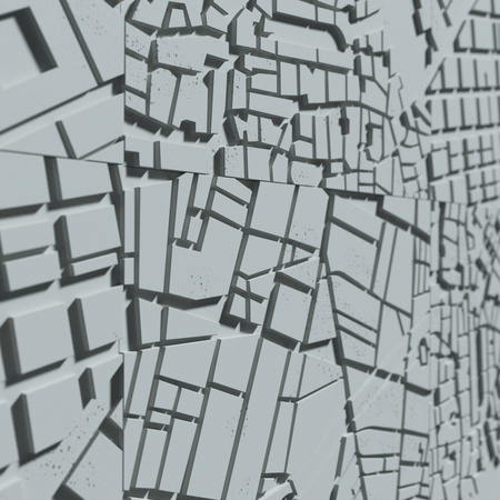 Płyta betonowa na ścianę 3D PB71D 600x600x22, jasny błękit CL06; wzór D, beton architektoniczny