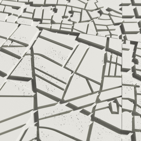 Płyta betonowa na ścianę 3D PB71A 600x600x22, zgaszona biel B0; wzór A, beton architektoniczny