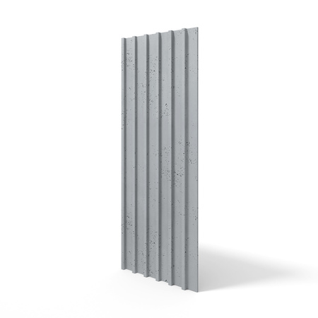 Płyta betonowa na ścianę 3D PB40 1350x510x30, szary S96, beton architektoniczny