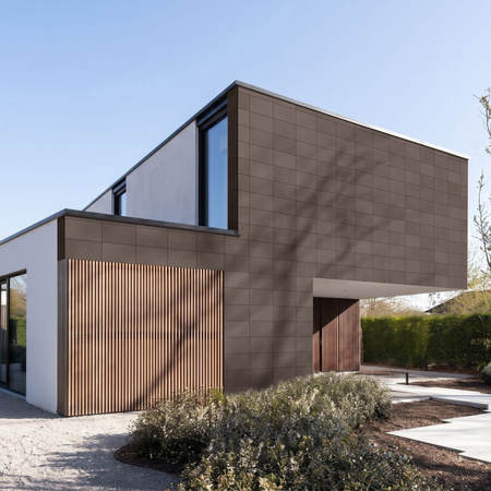 Płyta betonowa na ścianę 2D PA01 600x300x10, czekoladowy CL02, beton architektoniczny