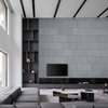 Płyta betonowa na ścianę 2D PA01 600x300x10, antracytowy B08, beton architektoniczny