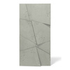 Płyta betonowa na ścianę 3D PB05B 1200x600x48, zgaszona zieleń CL09, wzór B, beton architektoniczny