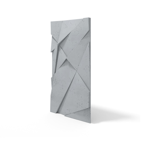 Płyta betonowa na ścianę 3D PB05A 1200x600x48, szary S96, wzór A, beton architektoniczny