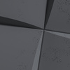 Płyta betonowa na ścianę 3D PB20 600x600x40, czarny B15, beton architektoniczny