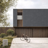 Płyta betonowa na ścianę 2D PA01 600x300x10, czarny B15, beton architektoniczny