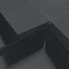 Płyta betonowa na ścianę 3D PB10 600x600x40, czarny B15, beton architektoniczny