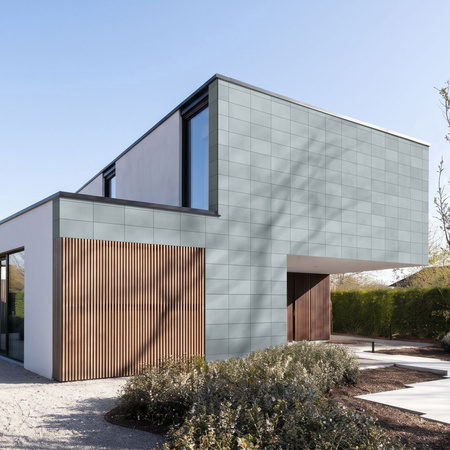 Płyta betonowa na ścianę 2D PA01 600x300x10, jasny błękit CL06, beton architektoniczny