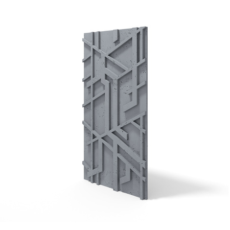 Płyta betonowa na ścianę 3D PB27 1200x600x35, antracytowy B08, beton architektoniczny