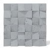Płyta betonowa na ścianę 3D PB16 600x600x40, szary S96, beton architektoniczny