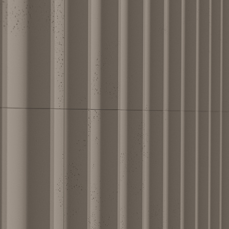 Płyta betonowa na ścianę 3D PB59 1350x500x35, szarobeżowy CL05, beton architektoniczny