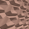 Płyta betonowa na ścianę 3D PB02 448x200x40, brudny róż CL07, beton architektoniczny