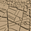 Płyta betonowa na ścianę 3D PB71F 600x600x22, miodowy CL03; wzór F, beton architektoniczny