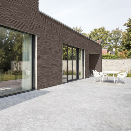 Płyta betonowa na ścianę 3D PB69 5x22,6x2, czekoladowy CL02, beton architektoniczny