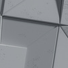 Płyta betonowa na ścianę 3D PB26A 600x600x45, antracytowy B08; wzór A, beton architektoniczny