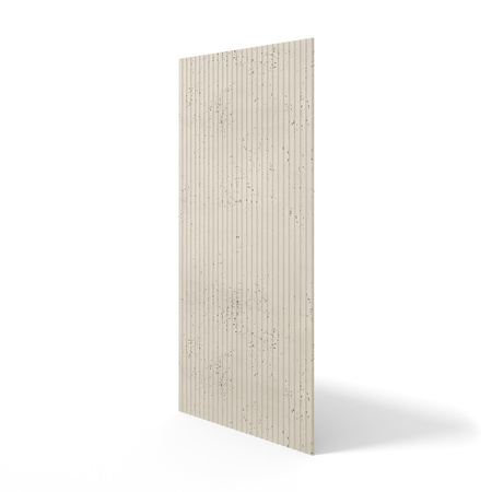 Płyta betonowa na ścianę 3D PB37 1350x600x12, kość słoniowa KS, beton architektoniczny
