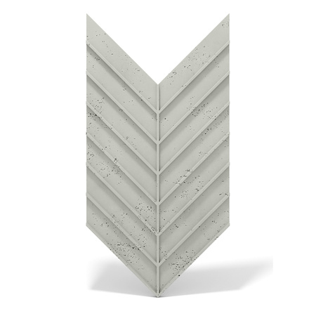 Płyta betonowa na ścianę 3D PB45 1188x600x25, pistacjowy CL08, beton architektoniczny