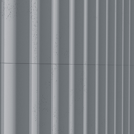 Płyta betonowa na ścianę 3D PB59 1350x500x35, szary S96, beton architektoniczny