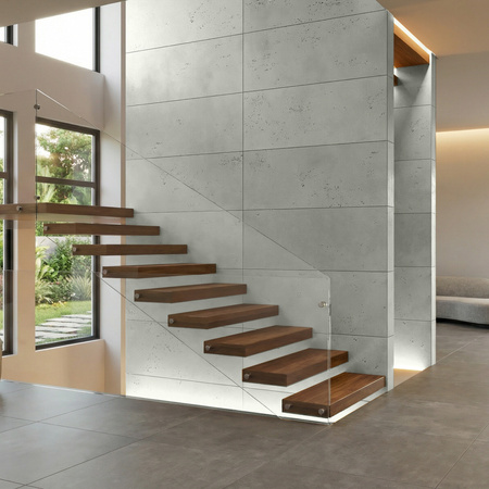 Płyta betonowa na ścianę 2D PA13 1500x600x20, zgaszona zieleń CL09, beton architektoniczny