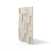 Płyta betonowa na ścianę 3D PB11 1200x600x40, kość słoniowa KS, wzór A, beton architektoniczny