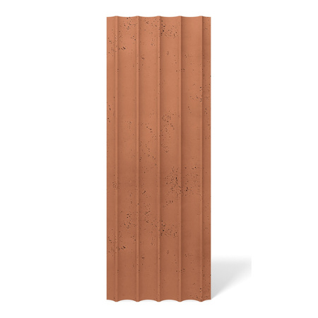 Płyta betonowa na ścianę 3D PB59 1350x500x35, terakota CL01, beton architektoniczny
