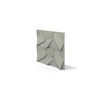 Płyta betonowa na ścianę 3D PB06B 600x600x42, zgaszona zieleń CL09; wzór B, beton architektoniczny