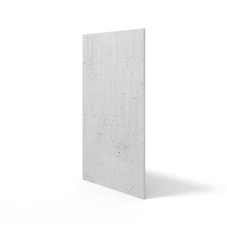 Płyta betonowa na ścianę 3D PB23 1200x600x25, jasnoszary S50, beton architektoniczny