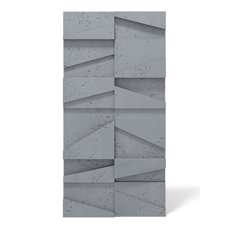 Płyta betonowa na ścianę 3D PB09 1200x600x45, antracytowy B08, beton architektoniczny