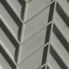 Płyta betonowa na ścianę 3D PB47 939x600x25, zgaszona zieleń CL09, beton architektoniczny