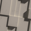 Płyta betonowa na ścianę 3D PB11 1200x600x40, kaszmirowy CL04; wzór A, beton architektoniczny