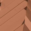 Płyta betonowa na ścianę 3D PB70A 1200x600x35, terakota CL01; wzór A, beton architektoniczny