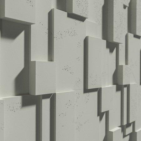 Płyta betonowa na ścianę 3D PB11 1200x600x40, pistacjowy CL08; wzór A, beton architektoniczny