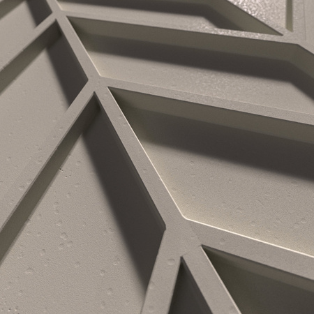 Płyta betonowa na ścianę 3D PB47 939x600x25, kaszmirowy CL04, beton architektoniczny