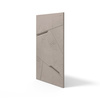 Płyta betonowa na ścianę 3D PB18B 1200x600x38, szarobeżowy CL05; wzór B, beton architektoniczny