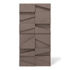 Płyta betonowa na ścianę 3D PB09 1200x600x45, czekoladowy CL02, beton architektoniczny