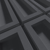 Płyta betonowa na ścianę 3D PB51 800x410x20, czarny B15, beton architektoniczny