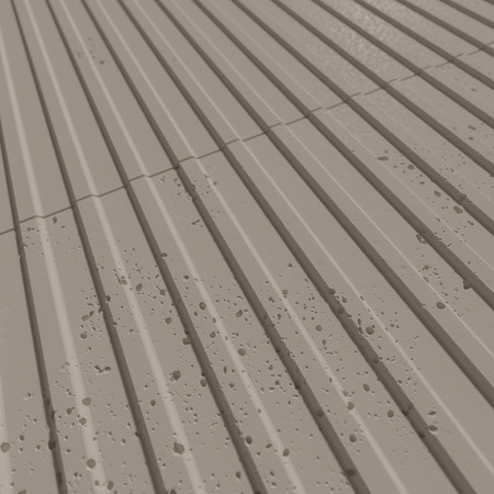 Płyta betonowa na ścianę 3D PB37 1350x600x12, szarobeżowy CL05, beton architektoniczny