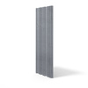 Płyta betonowa na ścianę 3D PB56 1350x430x35, antracytowy B08, beton architektoniczny