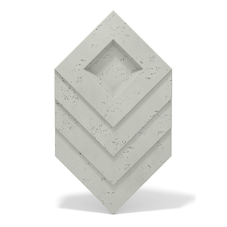 Płyta betonowa na ścianę 3D PB21 1050x600x45, pistacjowy CL08, beton architektoniczny