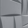 Płyta betonowa na ścianę 3D PB20 600x600x40, antracytowy B08, beton architektoniczny