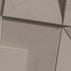Płyta betonowa na ścianę 3D PB26B 600x600x45, szarobeżowy CL05; wzór B, beton architektoniczny