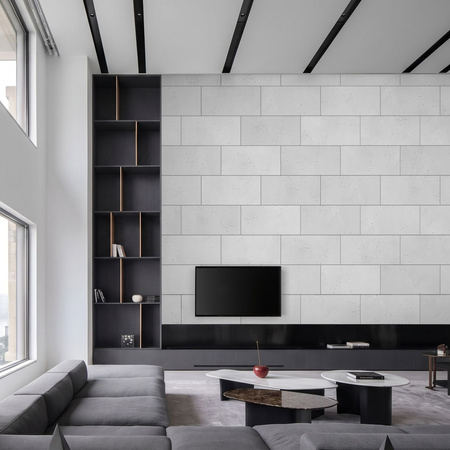 Płyta betonowa na ścianę 2D PA01 600x300x10, jasnoszary S50, beton architektoniczny