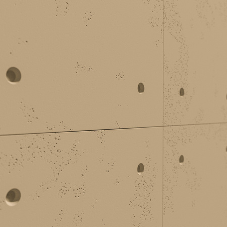 Płyta betonowa na ścianę 3D PB30 1200x600x20, miodowy CL03, beton architektoniczny