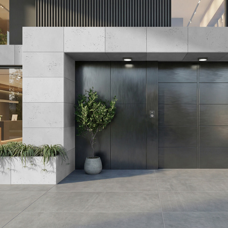 Płyta betonowa na ścianę 2D PA05 900x550x10, jasnoszary S50, beton architektoniczny