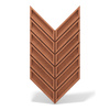 Płyta betonowa na ścianę 3D PB50 1156x600x20, terakota CL01, beton architektoniczny
